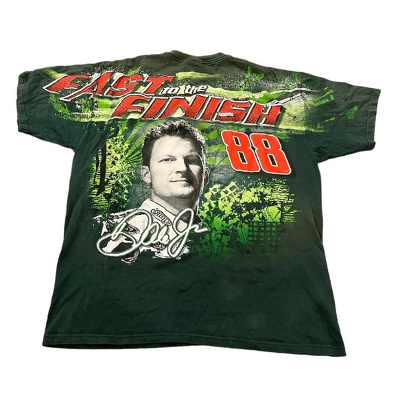 NASCAR Green Racing Tee AOP Dale Jr - Picture 2 of 8